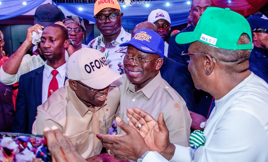 Oshiomhole describes Shaibu’s defection to APC as ‘nature of politics ...